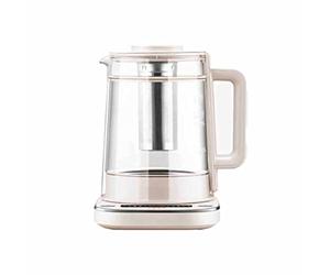 Bouilloire à pression， Distributeur d'eau chaude en verre de 1,5 L, bouilloire à contrôle température, multifonction, conservation la chaleur, théière intégrée