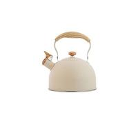 Bouilloire à sifflet en acier inoxydable 2. 5 l beige