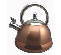 Baumalu Bouilloire en acier inoxydable, compatible tous feux et induction, cuivré 3 L