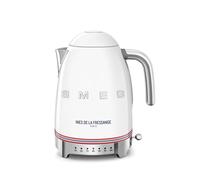 Smeg Bouilloire KLF04IDFEU Ines de la Fressange — Température variable 1,7 L 2400W Blanc