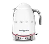 Smeg Bouilloire KLF04IDFEU Ines de la Fressange — Température variable 1,7 L 2400W Blanc