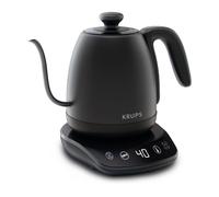 Krups Bouilloire Col de cygne BW923810 – 8 températures réglables, 1 L, 1250 W, Noir mat
