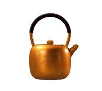 Bouilloire à Thé 1100ML Handmade Copper Teapot Household Single Portable Living Room Office Tea Kettle Chinese Retro Kung Fu Set Infuseur à Thé