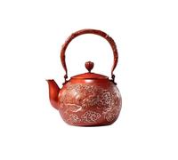 Bouilloire à Thé 1200ML Handmade Copper Teapot Household Single Portable Living Room Office Tea Kettle Chinese Retro Kung Fu Set Infuseur à Thé