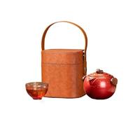 Bouilloire à Thé 200ML Handmade Copper Teapot Tea Tray Set Home Living Room Office Kettle Creative Travel Infuseur à Thé