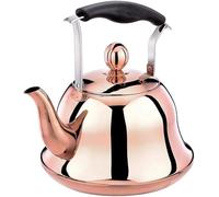Bouilloire à thé 2L en rose gold - Acier 304 premium, Ébullition rapide, idéale pour thé et café, Design élégant pour cuisines modernes
