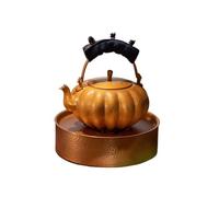 Bouilloire à Thé 550ML Retro Handmade Copper Small Teapot Tea Tray Set Home Living Room Office Single Portable Kettle Infuseur à Thé
