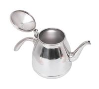 Bouilloire à thé en Acier Inoxydable avec Filtre 1,5 L, Cafetière à Col en Purée Résistant à la Chaleur pour Cuisine à Domicile, Résistant à L'érosion, en Famille, Touche