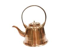 Bouilloire à thé en cuivre de 1,5 L - Style rétro - Fait main - Avec poignée supérieure - Design antique de Pékin - Convient pour les cuisinières à induction et à gaz - Eau bouillante pour le thé, le