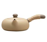 Bouilloire à Thé Japonaise Théière En Argile Violette 250ML/0,25l, Théière Avec Poignée Latérale Pour La Maison Bouilloire Saine