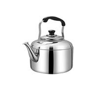 Bouilloire à thé sifflante en acier inoxydable épais 4 L/5 L/6 L/7 L, bouilloire à gaz de grande capacité pour la maison, le camping, à induction, bouilloire universelle pour cuisine 7 L