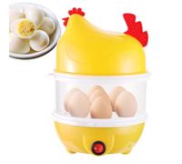 Bouilloire à œufs double couche - Design poule pour maison, salle de gym, salle à manger, restaurant, petit-déjeuner extérieur