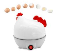 Bouilloire à œufs électrique en forme de poulet avec capacité de 7 œufs | Cuiseur à œufs électriques pour œufs durs, moyens et à la coque