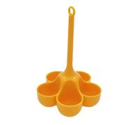 Bouilloire à œufs | Grille à vapeur en silicone à 5 grilles avec manche long - Étagère de cuisine bouillante pour pocher les œufs, le vaporisateur à œufs le durable pour la vapeur, ustensile de