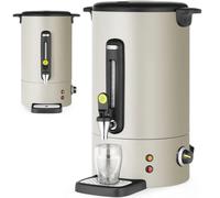 Bouilloire à vin chaud UNIQ 16 l 1650 W avec robinet et bac d'égouttage - gris c