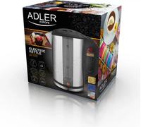 Adler Bouilloire électrique AD 1216 - 1,7 litres - 2 kW - acier inoxydable