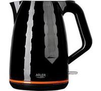 Bouilloire Adler AD-1277 1.7L 2200W Acier Inoxydable Noir Noir G