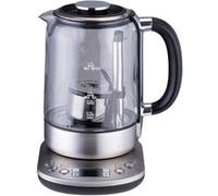 Bouilloire alpina Noir Acier inoxydable H27xl16xL23cm Noir