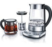 Bouilloire Arendo 1,7 l, 2 400 W, acier inoxydable avec embout pour le thé, réglage de la température 70 - 100° C