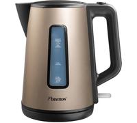 Bouilloire avec base à 360°,incluant un arrêt automatique à ébullition&une protection contre la marche à sec,capacité de 1,7L,2200W