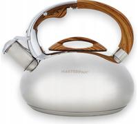 Bouilloire avec sifflet Petite Bouilloire solide en acier inoxydable 2L Induction Gaz
