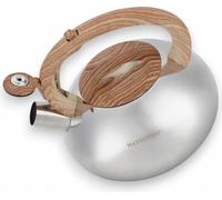 Bouilloire avec sifflet Petite Bouilloire Traditionnelle en Acier Inoxydable 2L Induction Gaz