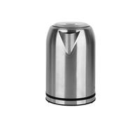 Bouilloire - BO1704X - Capacité: 1,7L - Niveau eau visible et gradué - Ouverture du couvercle sur la poignée -Filtre antitartre amovible lavable - Enrouleur de câble - Témoin lumineux - 2200W - inox