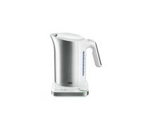 Braun WK 5115 bouilloire 1,7 L 3000 W Argent, Blanc
