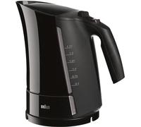Bouilloire BRAUN WK300 - 1,7L - Noir - Chauffe ultra-rapide 45s - Filtre anti-calcaire amovible