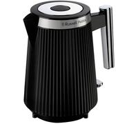 Bouilloire Brontë Inox 1 7L 2400W Design Noir Mat Bec Verseur Niveau Eau Visible LED Couvercle Automatique Base 360°