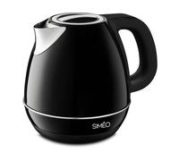 Simeo Bouilloire BVI170 – 1,2 L, température réglable, 2,2 kW, acier inoxydable noir graphite