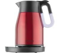 Bouilloire Catler Classique 1.5 L 1350 W Inox Rouge avec écran LCD Rouge