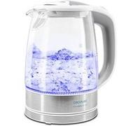 Cecotec Bouilloire Électrique ThermoSense 350 Clear. 1.7 L, Verre Borosilicate, Sans BPA, Base 360º, Lumière LED, Filtre Anticalcaire, Triple Système de Sécurité, 2200 W.