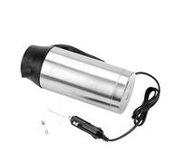 Bouilloire chauffe-eau portable en acier inoxydable, 750 ml, 24 V, pour voyage, voiture, camion, bouteille pour thé, café, boisson, chauffage rapide, mise hors tension automatique