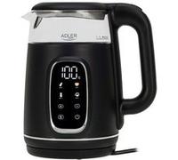 Bouilloire classique Adler Verre Noir 1.7 L Maintien au Chaud noir