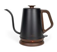 Bouilloire col de cygne DOD206 Livoo 1.2L, 1000W, acier inoxydable, versage précis coloris Noir Noir