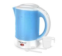 Bouilloire compacte de voyage Aigostar Walking Drip - 0.6 L, 0% BPA, tasses et cuillères incluses