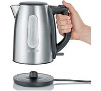Bouilloire compacte inox SEVERIN WK3469 - 1 L, ébullition rapide, sans Bisphénol A, arrêt auto, socle 360°