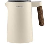 Bouilloire Concept Norwood 1,5l acier inoxydable beige Beige G