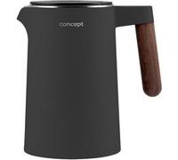 Bouilloire Concept Norwood 1,5l acier inoxydable noir Noir G