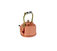 Bouilloire en cuivre, Theiere cuivre - avec anse en porcelaine, 1,5L