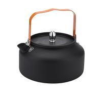 Bouilloire de camping 1,6 l, bouilloire compacte et légère, bouilloire à thé en acier inoxydable, bouilloire portative pour le camping, le thé, le café, la bouilloire d'eau pour la randonnée, la