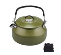 Bouilloire de camping compacte en acier inoxydable pour thé, café, eau chaude, 0 8 l, design portable ultra léger, convient pour la randonnée, le camping, le camping-car et les activités de plein air