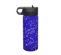 Bouilloire de sport isotherme avec impression Sky Star Print 532 ml - Respectueux de l'environnement et polyvalent - Bouteille de voyage