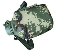 Bouilloire de Survie 1 L en Alliage D’Aluminium, Gourde Militaire | Randonnée et Escalade, Port Ceinture ou Paquet, Pochette à Fermeture et Housse Camouflage