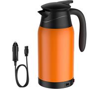 Bouilloire De Voiture, 1000 Ml 12 V Bouilloire Électrique Pour Voiture, Bouilloire Électrique De Voiture Portable Avec Écran Lcd, Arrêt Automatique De Sécurité, Pour Eau Chaude Café