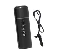 Bouilloire de voiture 12 V/24 V Chauffe-eau Chauffante pour Thé Chauffage Eau Boisson Noir 7 x 22,5 cm