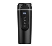 bouilloire de voiture 12 V/24 V - Gobelet chauffant portable avec couvercle & réglage de la température pour café, thé & lait