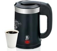 All Ride Bouilloire Électrique 24V/300W - Bouilloire de Voyage Compacte pour Camion - Sécurité avec Arrêt Automatique - Noir/Argent - Capacité 0,5 Litre