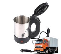 Bouilloire De Voiture - Bouilloire Électrique Portable 500 Ml | Bouteille Chauffante Compatible Voiture/camion 12V/24V, Tasse D'eau Chauffée Avec Arrêt Automatique, Tasse Chauffante Pour Café Et Eau C